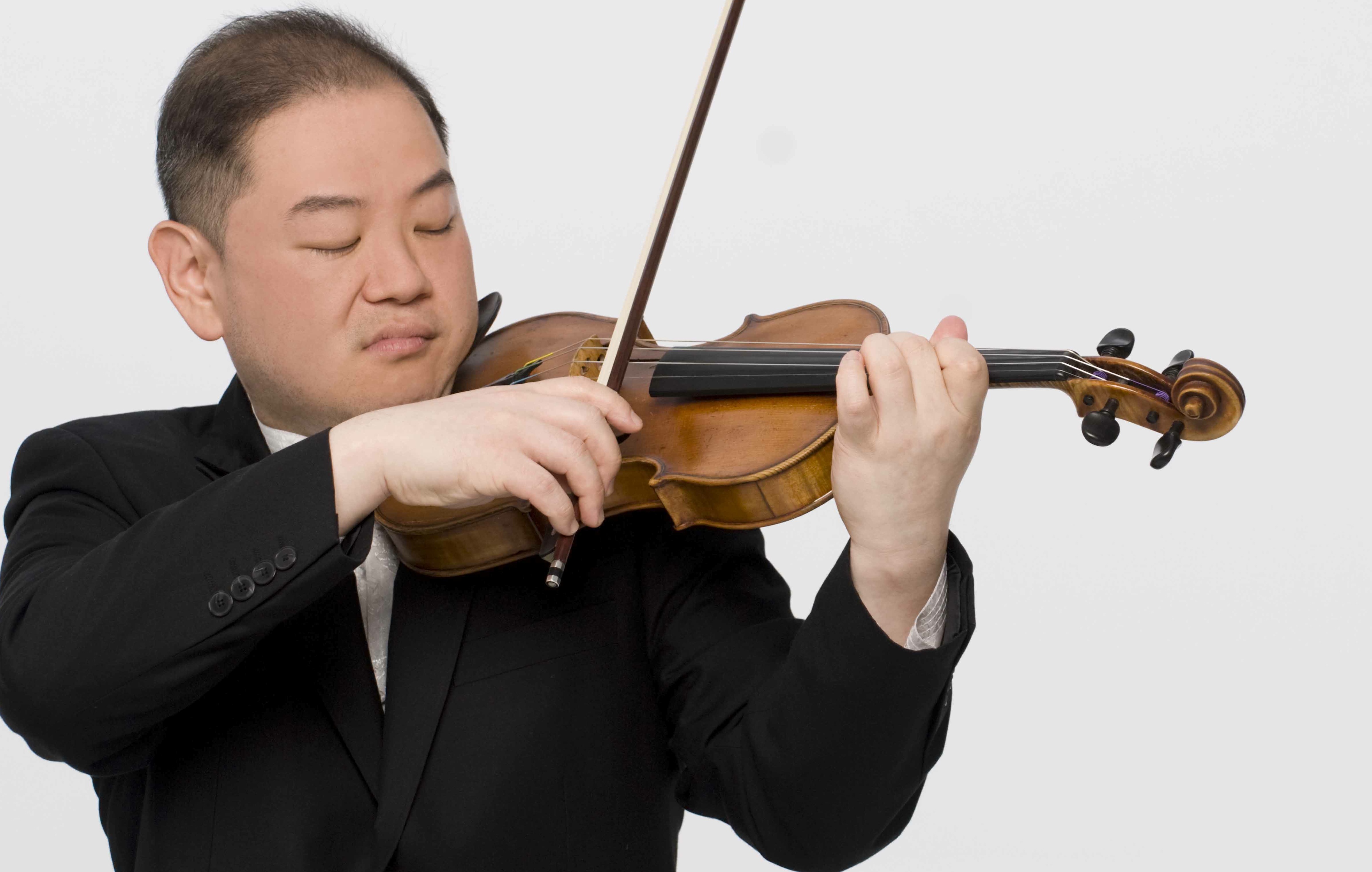 Christopher Wang on stage